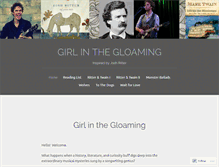 Tablet Screenshot of girlinthegloaming.com